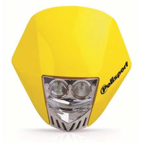 Careta Polisport HMX LED amarillo