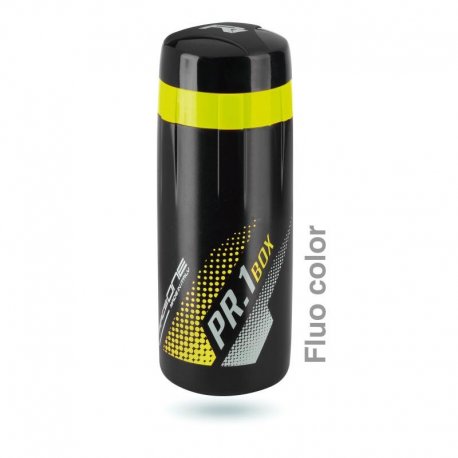 BIDON HERRAMIENTAS RACEONE "PR1BOX" 600 ML, NEGRO-AMARILLO