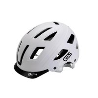 Casco ges city blanco injected thermoplastic luz 6 leds/ 3 funciones