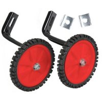 Estabilizadores bici 12",pulgadas ruedas color rojo