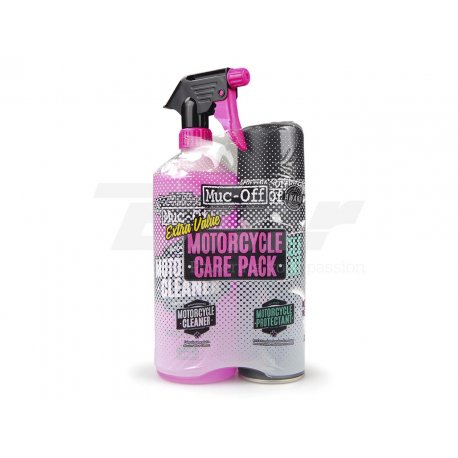 Kit duo de cuidado moto (Motorcycle Protectant + Cleaner) Muc-Off Care Pack