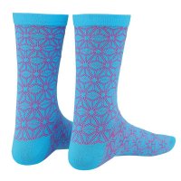 Par calcetines supacaz supasox-asanoha azul/rosa