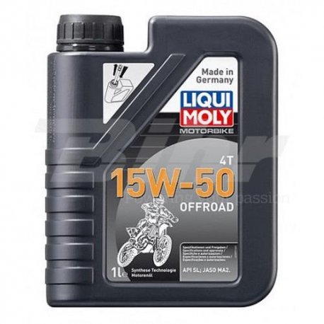 Botella de 1L aceite Liqui-Moly sintético 15W-50 Off road