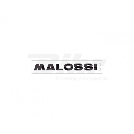 Adhesivo Malossi negro - 14cm 33 9775