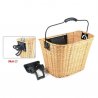 CESTA 26" DELANTERA CON CIERRE RAPIDO DE BAMBOO-NATURAL