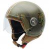 Casco NZI jet ZETA 2 GRAPHICS love & peace